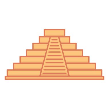 İzole edilmiş Meksika Piramidi