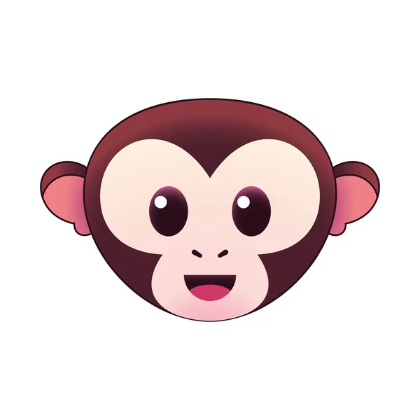 Isoliertes Gesicht-Emoji — Stockvektor