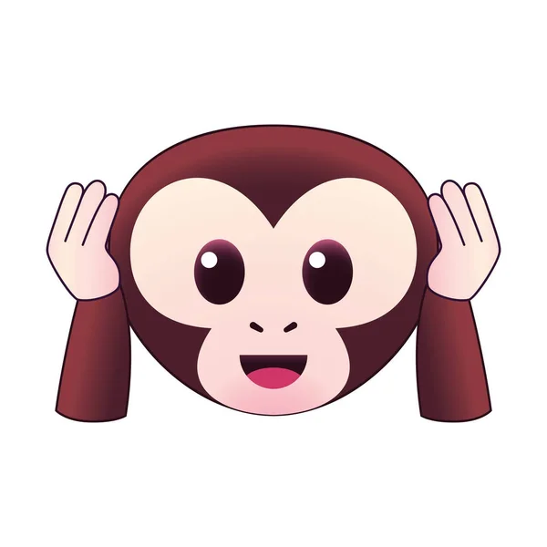 Vereinzelte Lachen-Emojis — Stockvektor