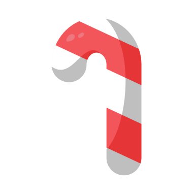 İzole edilmiş Noel bastonu simgesi