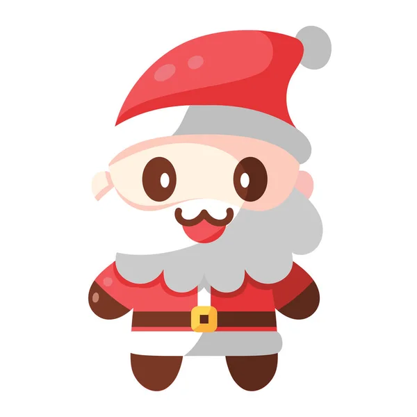 Santa Claus cartoon kawaii — Stock Vector