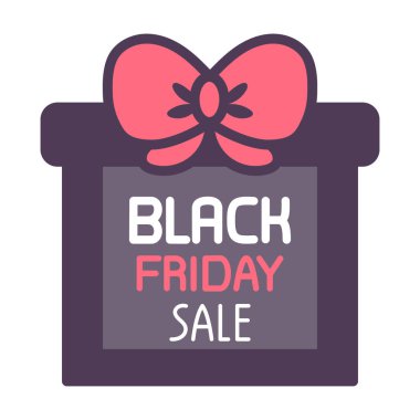 Ayrı bir Kara Cuma hediye kutusu.