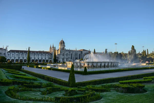 Monastero Jeronimos Mosteiro Dos Jeronimos Stile Manuelino Lisbona Portogallo — Foto Stock