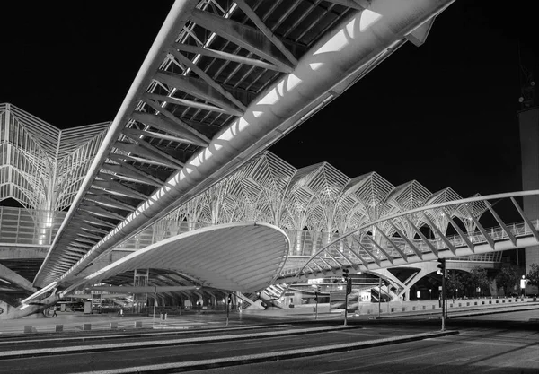 Lisbon Portugal August 2017 Modern Architecture Oriente Station Gare Oriente — Stock Photo, Image