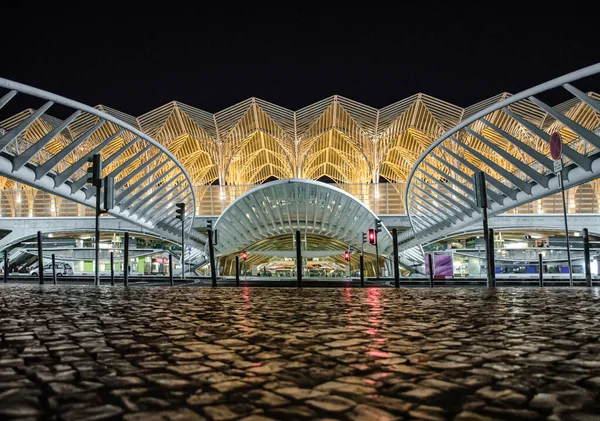 Lisboa Portugal Agosto 2017 Arquitectura Moderna Estación Oriente Gare Oriente —  Fotos de Stock