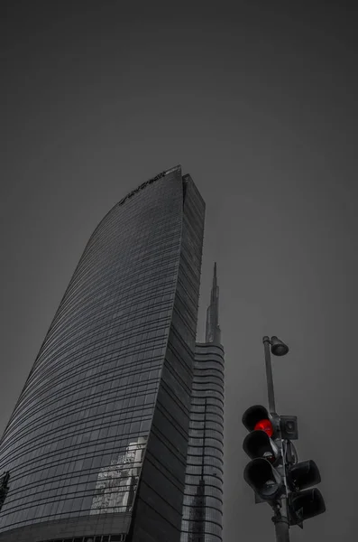 Modern Building Tower New Porta Nuova Business District Tallest Skyscraper — Stock Photo, Image