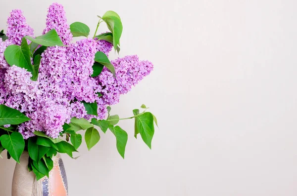 満開の花束紫ライラック花のクローズ アップ — ストック写真