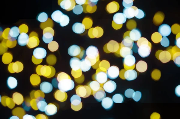 Resumen Brillante Oro Navidad Luces Fondo Bokeh Vintage Efecto Estilo —  Fotos de Stock