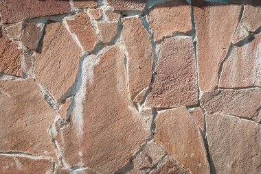 Kuru taş kahverengi duvar