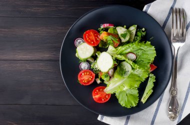 sebzeli ve sebzeli salata