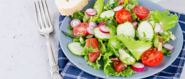 sebzeli ve sebzeli salata