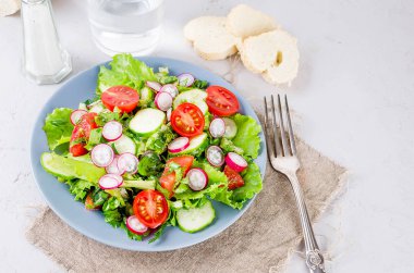 sebzeli ve sebzeli salata