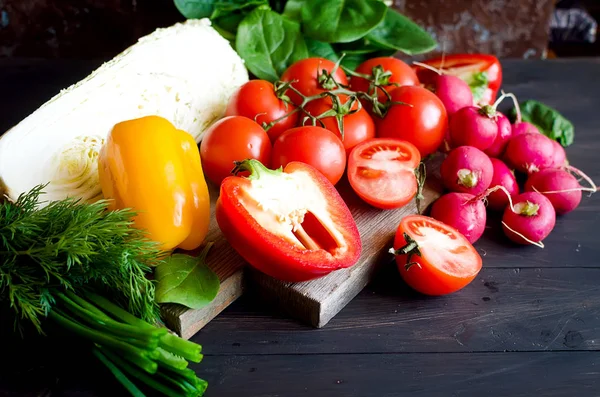 Gemüse für Salat — Stockfoto