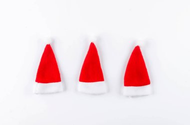 Beyaz arkaplanda noel süslemeleri