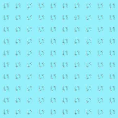 Mavi arka plan üzerinde şeker kamışı sorunsuz noel deseni.