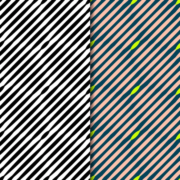 Geometrische Naadloze Patroon Herhalende Abstract Vector Achtergrond Met Zwart Wit — Stockvector