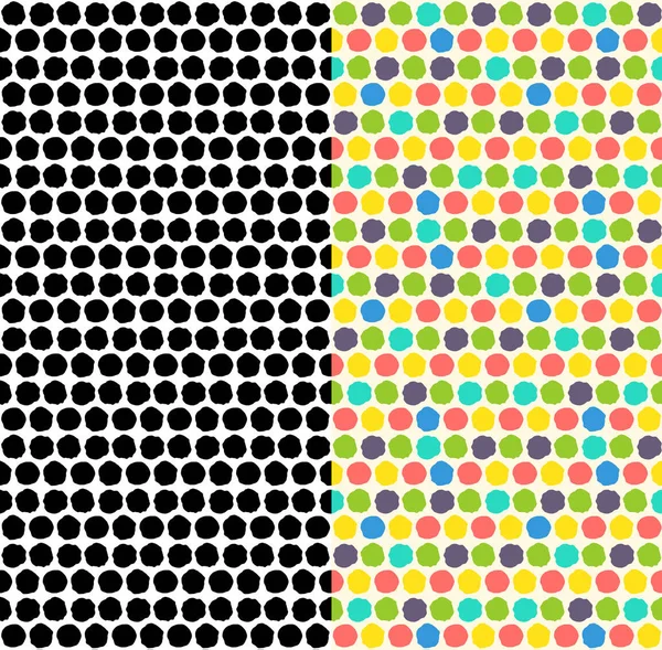 Geometrik seamless modeli. Yinelenen soyut vektör arka plan tek renk ve renk stili ile.