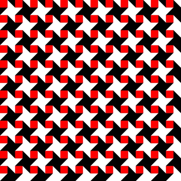 Γεωμετρικό Μοτίβο Χωρίς Ραφή Κόκκινο Μαύρο Και Άσπρο — Διανυσματικό Αρχείο