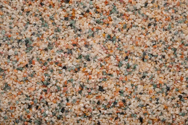 Intonaco Strutturato Della Parete Della Casa Granito Colorato Chip Sfondo — Foto Stock