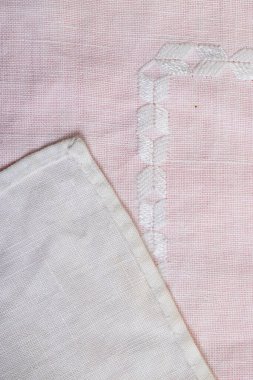 el işlemesi keten ve pamuk kumaş, ev yapımı kumaş, Richelieu ve örgü, arka plan