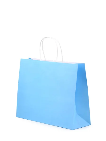 Color Gift Bag Hard Paper Handles Isolate White Background — Stock Photo, Image