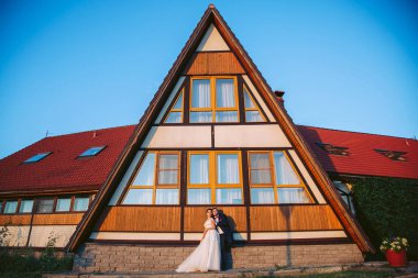 Gelin ve damat café poz