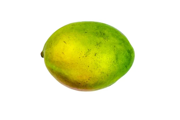 Φρούτα Μάνγκο Απομονωμένα Λευκό Κοντινό Πλάνο — Φωτογραφία Αρχείου