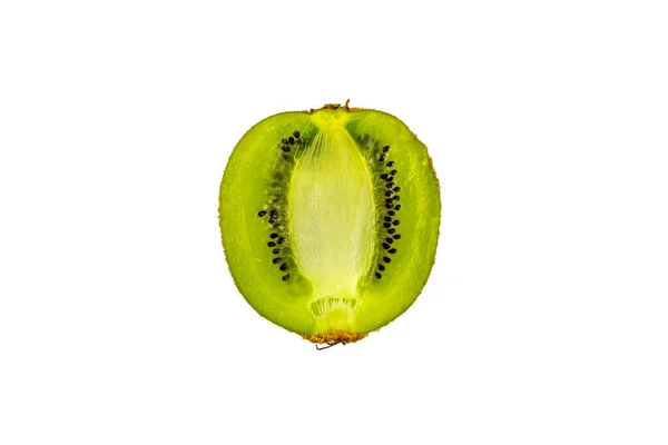 Kiwi Frutas Isoladas Fundo Branco Fechar — Fotografia de Stock