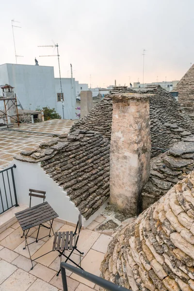 Novembre 2018 Bellissima Cittadina Alberobello Con Case Trulli Principale Distretto — Foto Stock