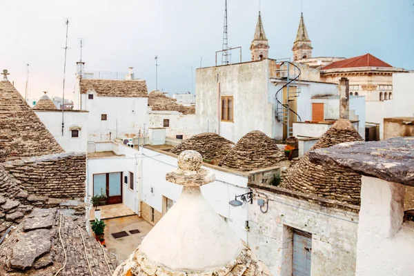 November 2018 Trulli Alberobello Gyönyörű Város Házak Turisztikai Található Puglia — Stock Fotó