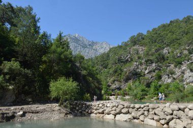Toros Dağları'nda Kanyon Göynük görünümü. Türkiye