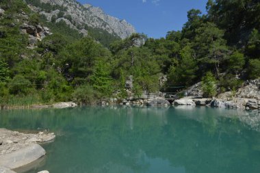 Toros Dağları'nda Kanyon Göynük görünümü. Türkiye