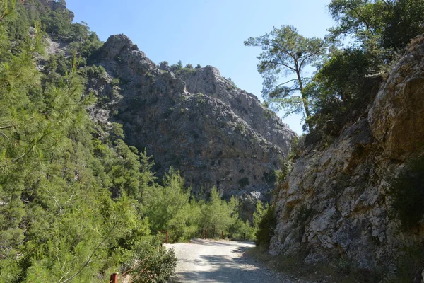 Uitzicht op de canyon Vence in taurus gebergte. Turkije — Stockfoto