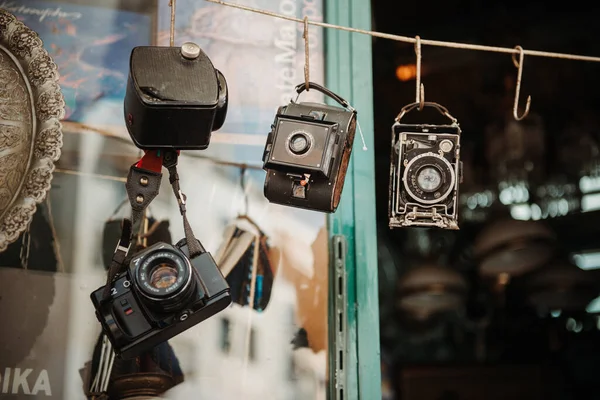 Photo-camera and film from old time — Stock Photo, Image