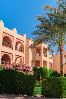 Palmiyeli lüks tatil köşkü