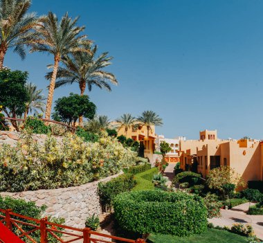 Palmiyeli lüks tatil köşkü