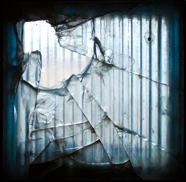 kırık cam parçaları bloklarını kare şekli-arka plan görüntüsü