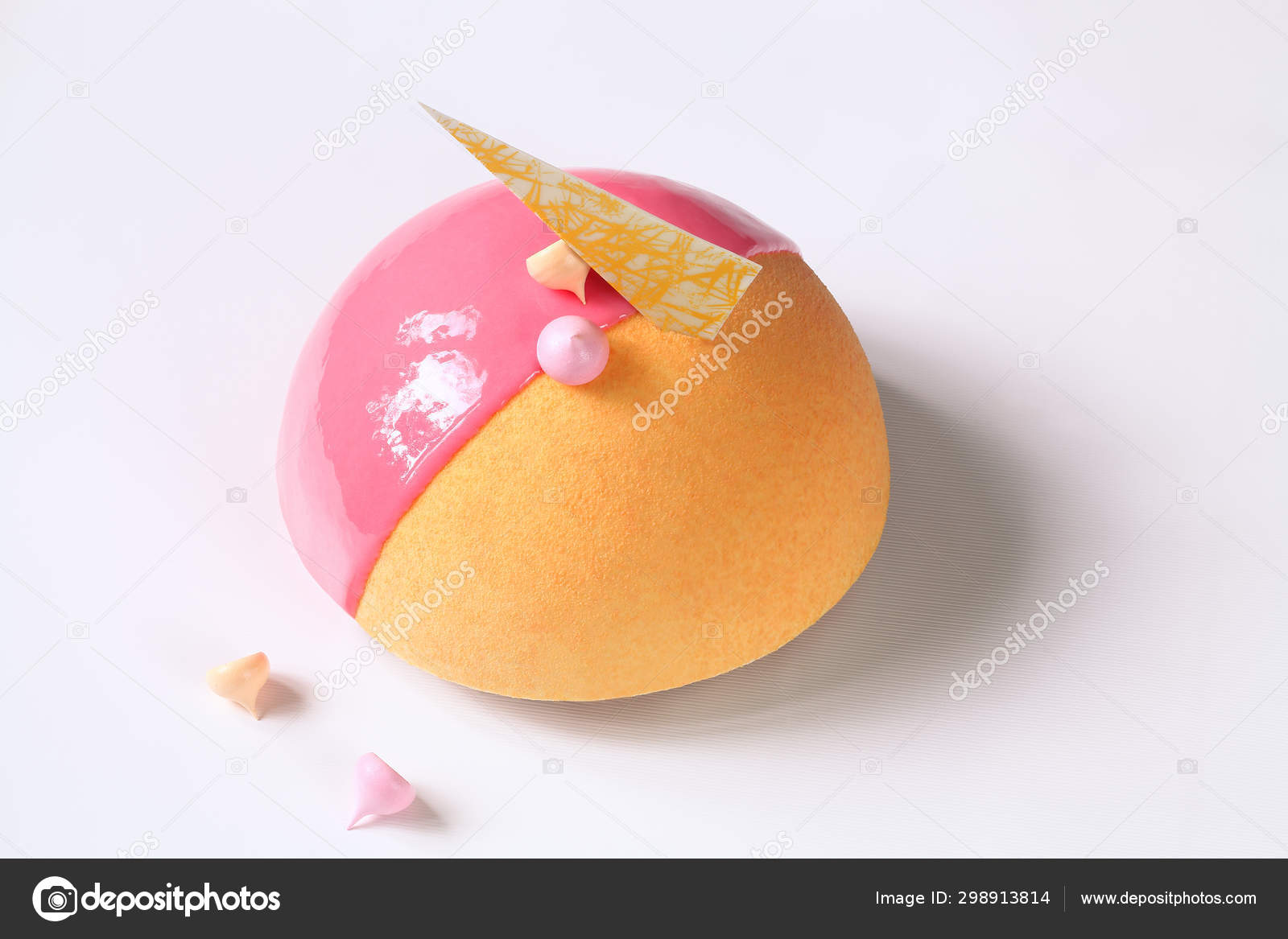Contemporary Dome Mousse Cake Pink Grapefruit Orange Cream Cheese Mousse Stock Photo By C Miuda Contemporary Dome Mousse Cake Pink Grapefruit Orange Cream Cheese Mousse Stock Photo By C Miuda