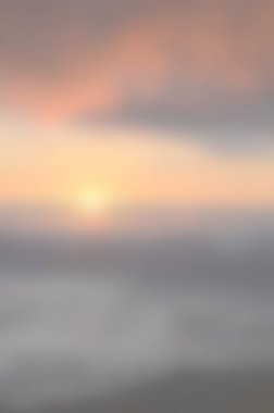 Bulanık gündoğumu arka plan, sabah ışık.