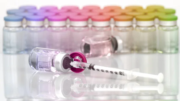 New drug discovery concept in new vaccine discovery. — Stock Photo, Image