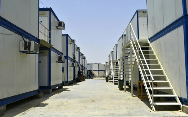 Portacabin. Taşınabilir ev ve ofis kulübeleri. Çalışma Kampı. İskele kulübesi. Küçük geçici evler: Muscat, Umman - 08-10-2020