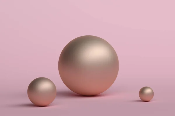 Absztrakt 3d Rendering gömbök. — Stock Fotó