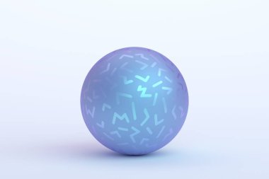 Kürenin Soyut 3d render