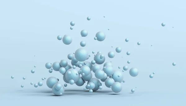 Abstracto 3d representación de esferas — Foto de Stock