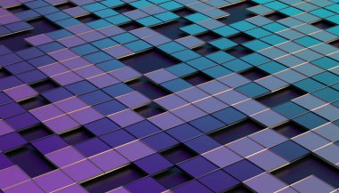 Geometrik yüzeyi Soyut 3d render