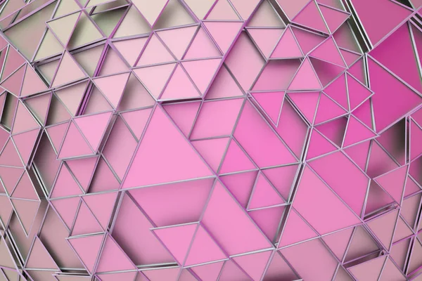 Abstract 3D Rendering of Geometric Surface