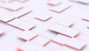 Geometrik yüzeyi Soyut 3d render