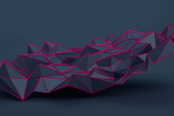 Abstract 3D Rendering of Geometric Surface