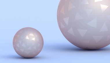 Minimalist 3d arka plan