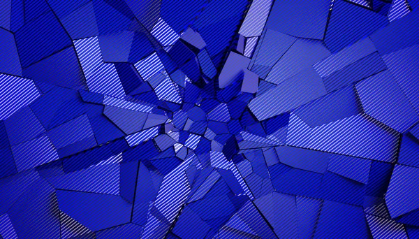 Abstrakte 3D-Darstellung der rissigen Oberfläche — Stockfoto